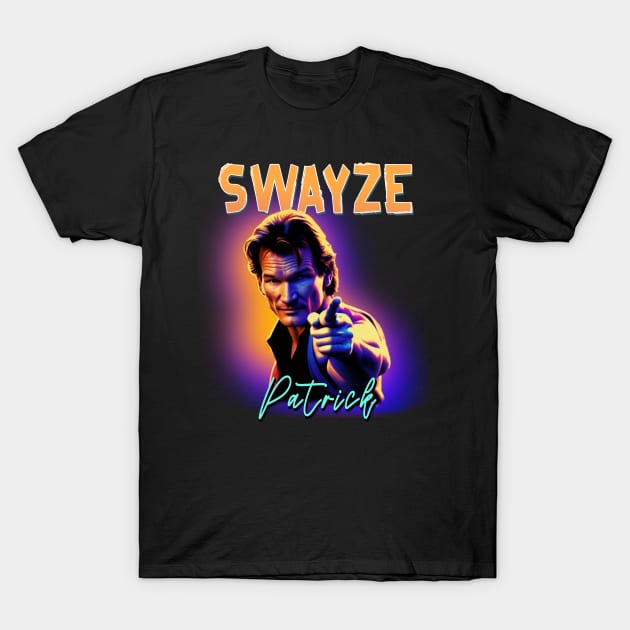 Patrick Swayze T-Shirt by Moulezitouna